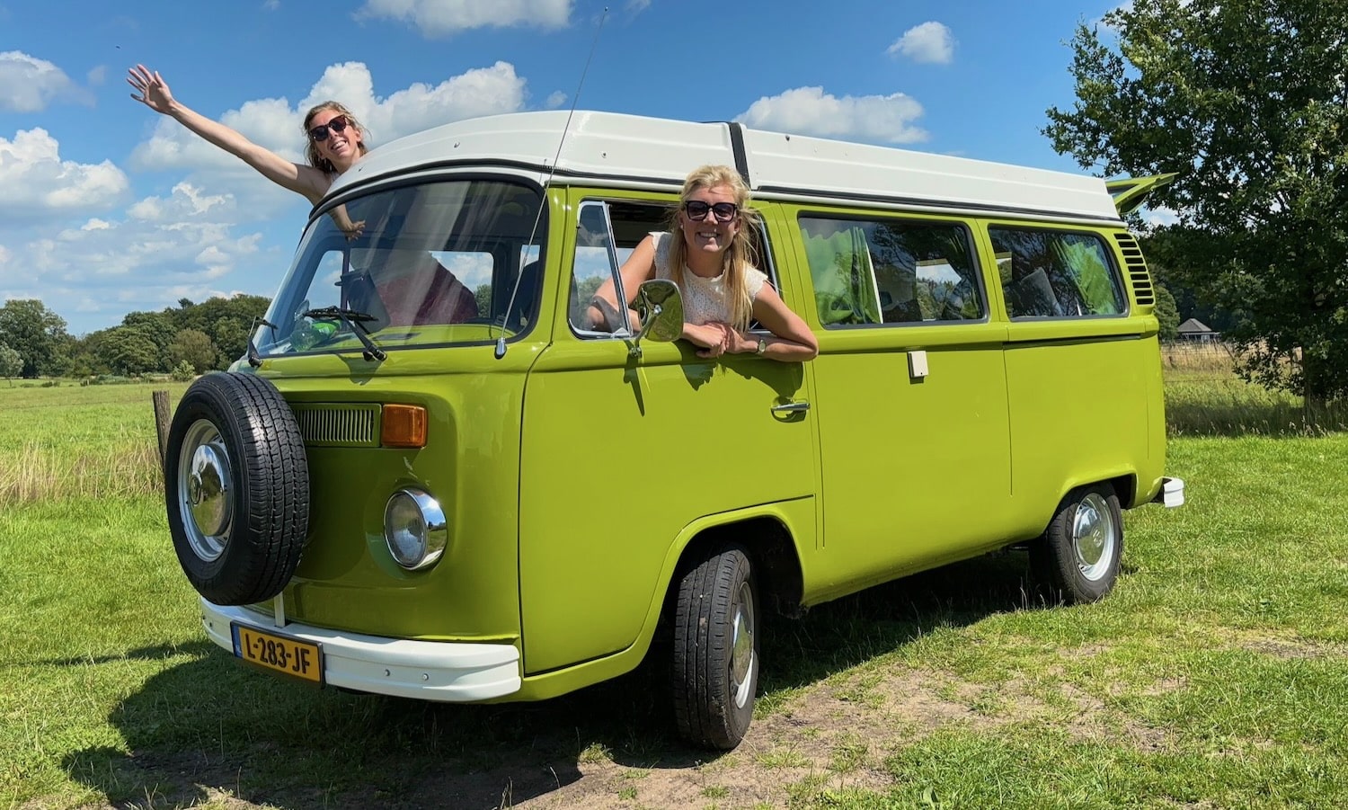 Volkswagen busje huren voor een vriendinnenuitje